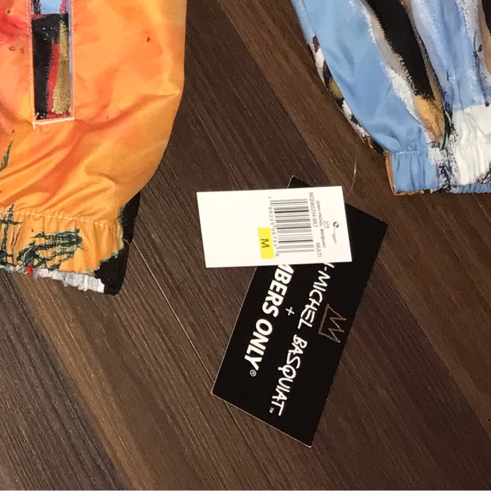 Members Only X Jean-Michel Basquiat Windbreaker Jacket NWT - Picture 7 of 7